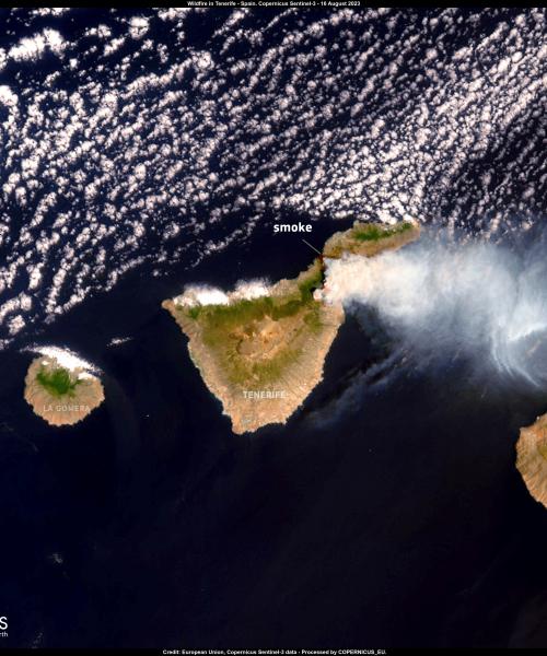 wILDFIRES IN TENERIFE