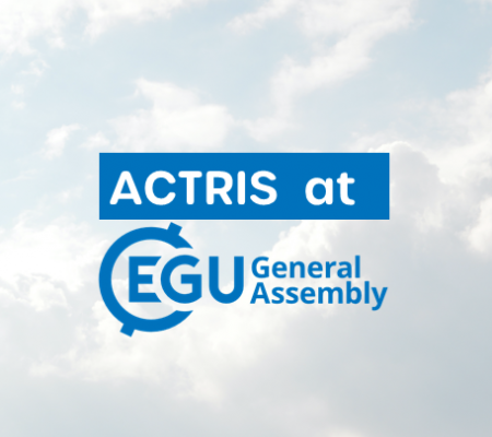 ACTRIS presence at EGU2023