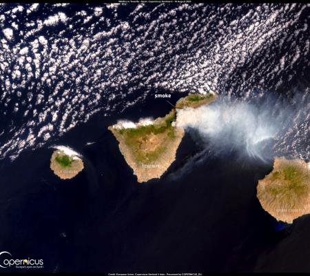 wILDFIRES IN TENERIFE