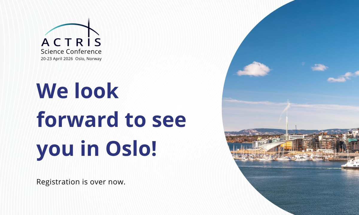 ACTRIS Science Conference Oslo